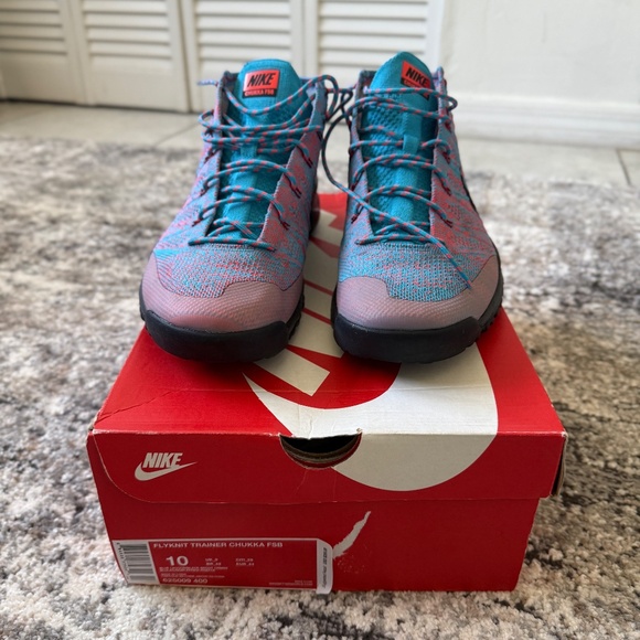 Nike Flyknit Trainer Chukka SFB "Blue Lagoon" - Picture 5 of 9